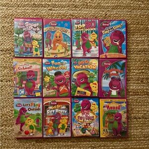 Barney DVD lot